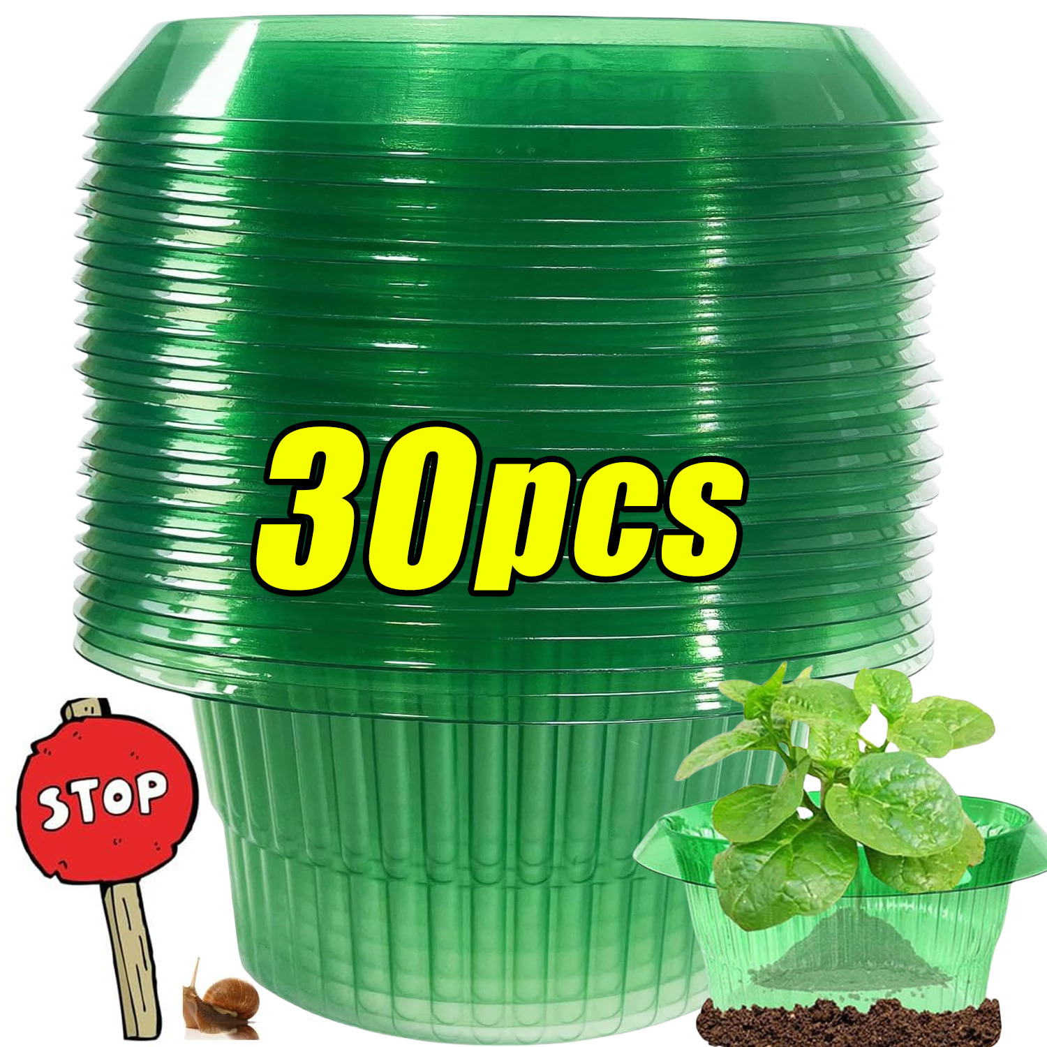 1/30pcs Plants Slug Protection - огляд і ціна Plant Parent Tools