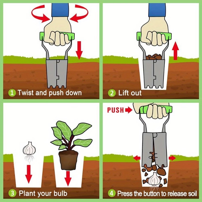1-5PCS Handle Seedling Transpl - огляд і ціна Plant Parent Tools